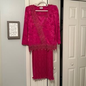 VINTAGE After Dark Slip & Jacket Pink
